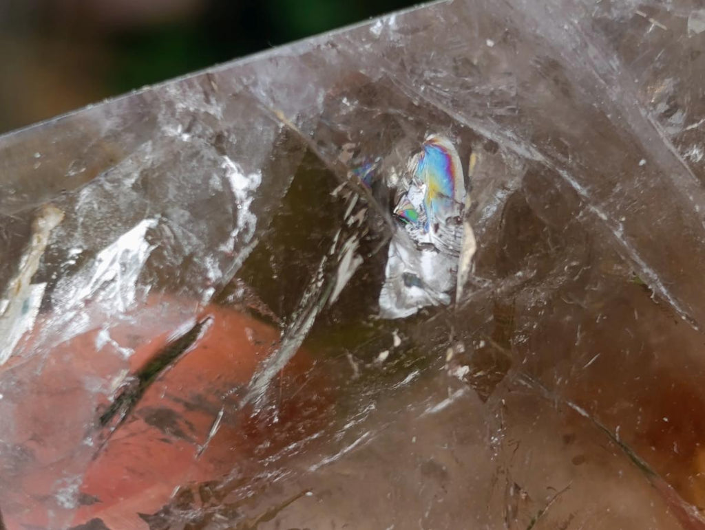 Polished Mixed Quartz Crystals with Enhydro x 6 From Madagascar - Toprock Gemstones and Minerals 