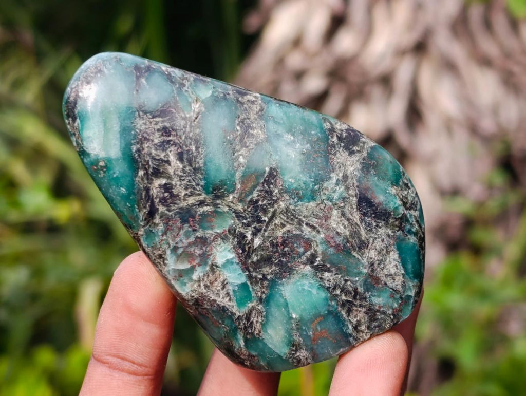 Polished Emerald Mica 'Mutokolite' Standing Display Pieces x 6 From Mutoko, Zimbabwe - Toprock Gemstones and Minerals 