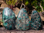 Polished Emerald Mica 'Mutokolite' Standing Display Pieces x 6 From Mutoko, Zimbabwe - Toprock Gemstones and Minerals 