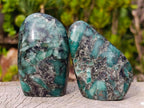 Polished Emerald Mica 'Mutokolite' Standing Display Pieces x 6 From Mutoko, Zimbabwe - Toprock Gemstones and Minerals 
