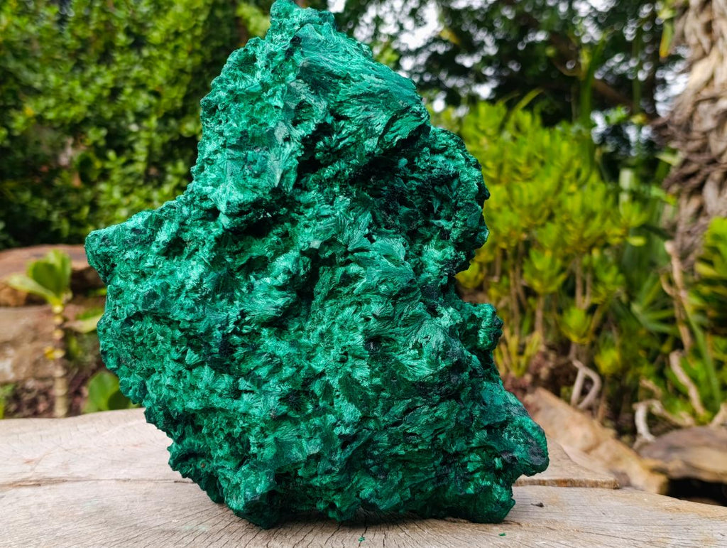 Natural Massive Silky Malachite Specimen x 1 From Kasompe, Congo - Toprock Gemstones and Minerals 