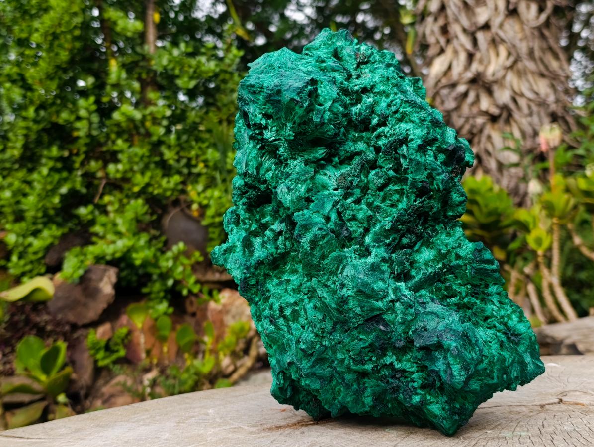 Natural Massive Silky Malachite Specimen x 1 From Kasompe, Congo - Toprock Gemstones and Minerals 