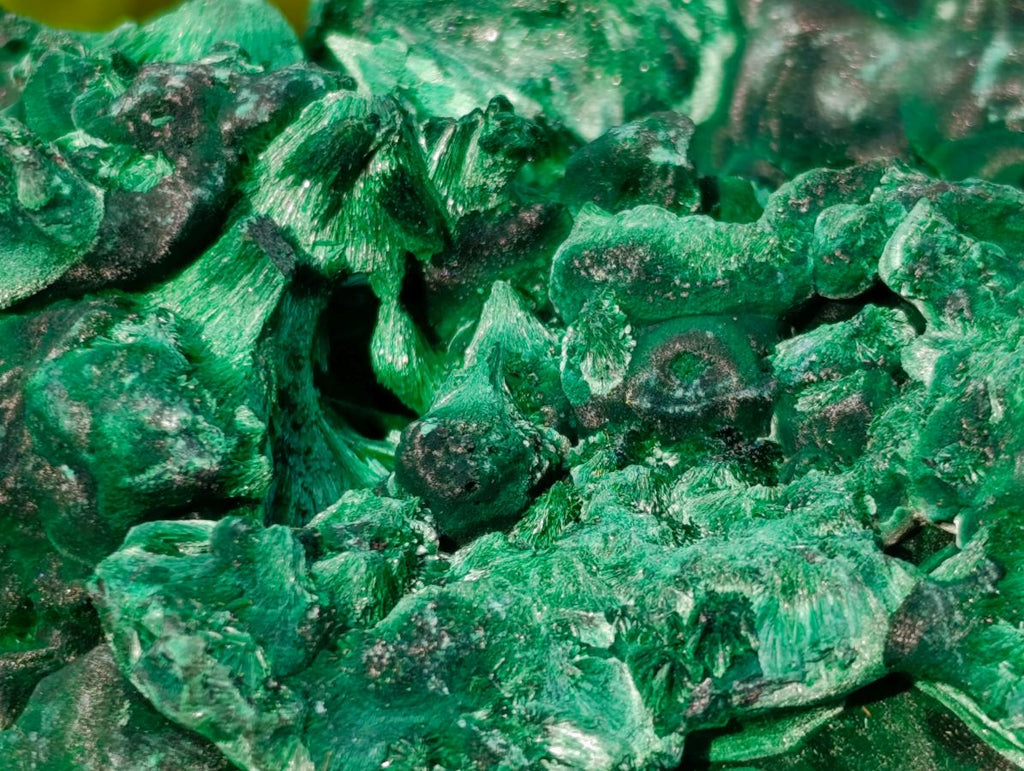 Natural XL Silky Malachite Specimen x 1 From Kasompe, Congo - Toprock Gemstones and Minerals 