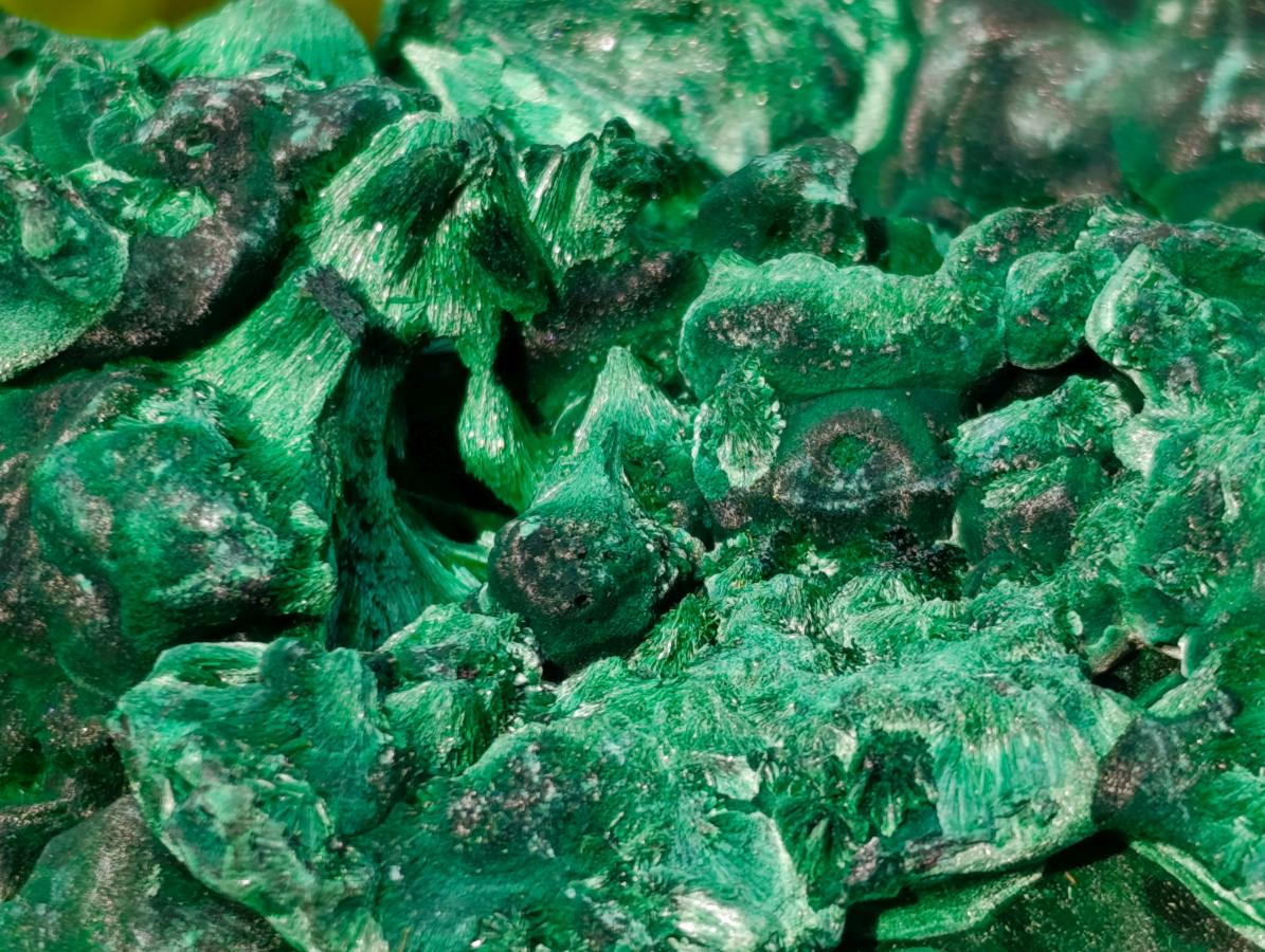 Natural XL Silky Malachite Specimen x 1 From Kasompe, Congo - Toprock Gemstones and Minerals 