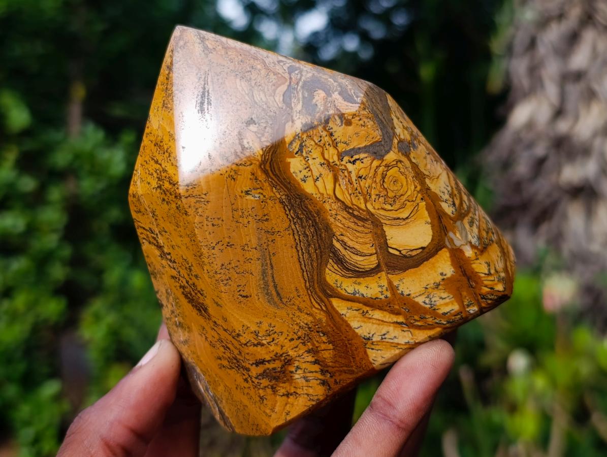 Polished Picture Stone Jasper Display Crystals x 3 From Ais-Ais, Namibia - Toprock Gemstones and Minerals 
