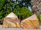 Polished Picture Stone Jasper Display Crystals x 3 From Ais-Ais, Namibia - Toprock Gemstones and Minerals 