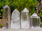 Polished Clear Quartz Display Crystals x 12 From Madagascar - Toprock Gemstones and Minerals 