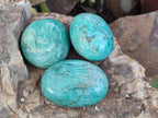 Polished Mixed Carnelian, Girasol and Amazonite Galets x 12 From Madagascar - Toprock Gemstones and Minerals 