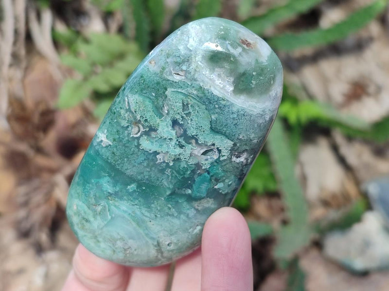 Polished Chrysoprase Mtorolite Chrysoprase Free Forms x 6 From Mutorashanga, Zimbabwe - Toprock Gemstones and Minerals 