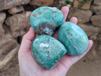 Polished Chrysoprase Mtorolite Chrysoprase Free Forms x 6 From Mutorashanga, Zimbabwe - Toprock Gemstones and Minerals 
