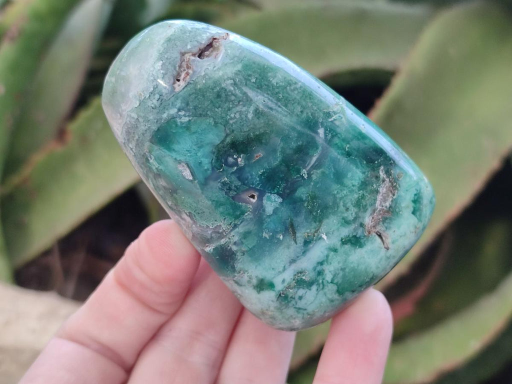 Polished Chrysoprase Mtorolite Chrysoprase Free Forms x 6 From Mutorashanga, Zimbabwe - Toprock Gemstones and Minerals 