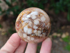 Polished Flower Agate Spheres x 12 From Antsahalova, Madagascar - Toprock Gemstones and Minerals 