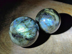 Polished Labradorite Spheres x 6 From Madagascar - Toprock Gemstones and Minerals 
