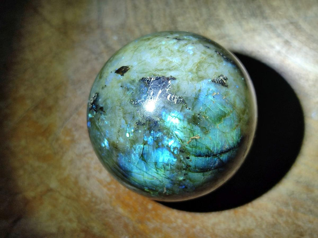 Polished Labradorite Spheres x 6 From Madagascar - Toprock Gemstones and Minerals 