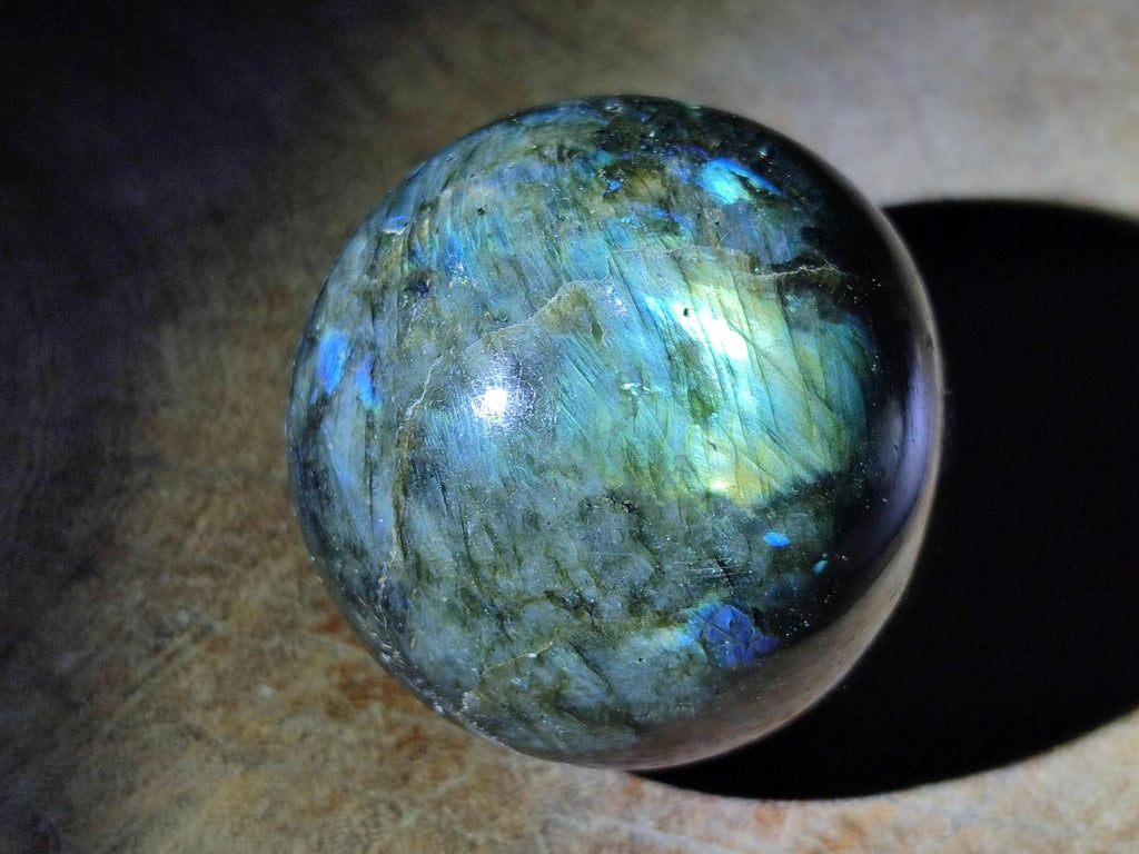 Polished Labradorite Spheres x 6 From Madagascar - Toprock Gemstones and Minerals 