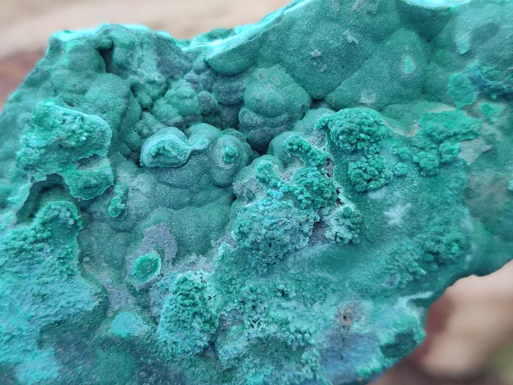 Natural Botryoidal Malachite Specimens x 4 From Congo - Toprock Gemstones and Minerals 