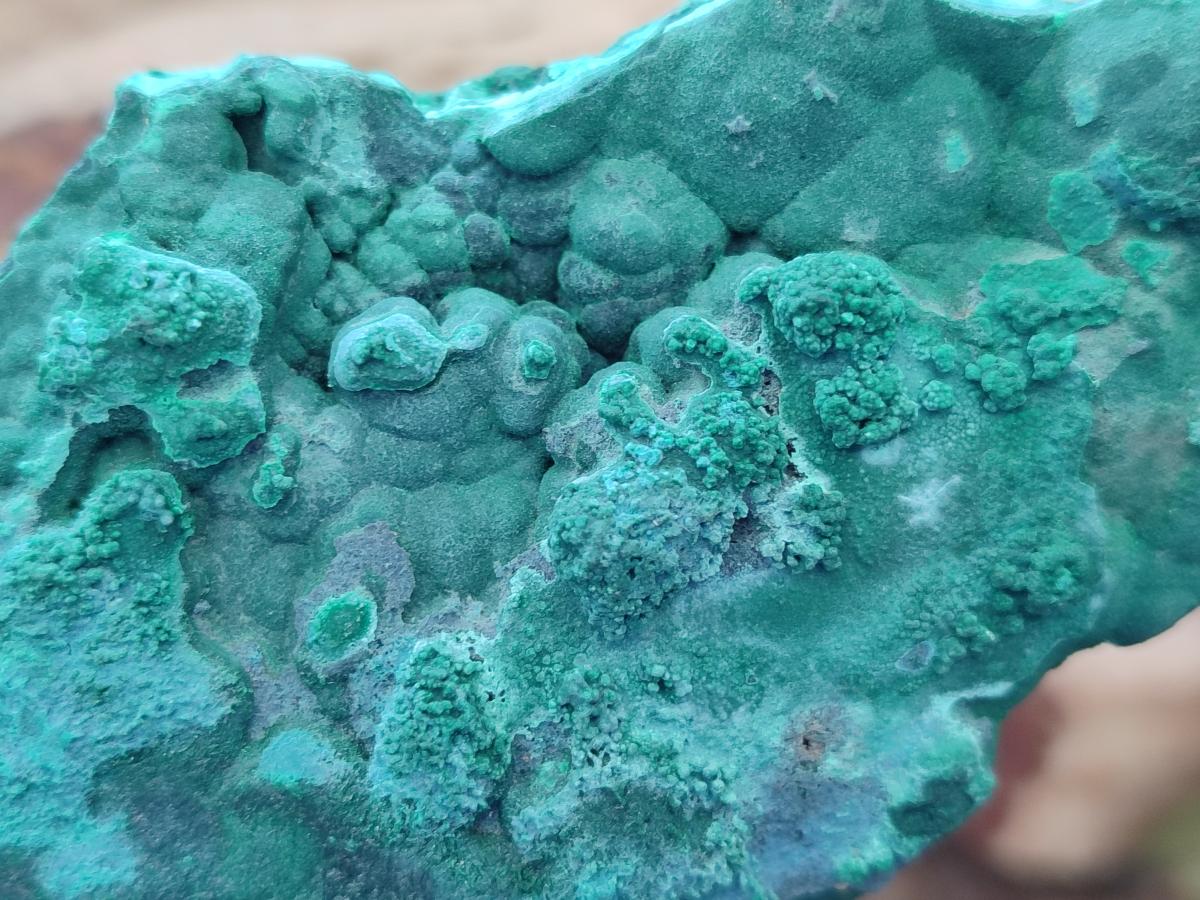 Natural Botryoidal Malachite Specimens x 4 From Congo - Toprock Gemstones and Minerals 
