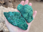 Natural Botryoidal Malachite Specimens x 4 From Congo - Toprock Gemstones and Minerals 