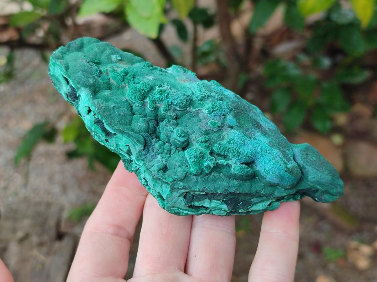 Natural Botryoidal Malachite Specimens x 4 From Congo - Toprock Gemstones and Minerals 