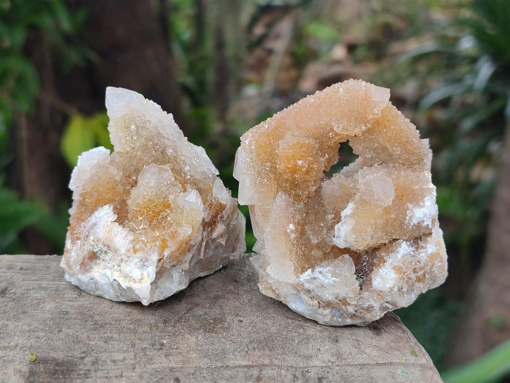 Natural Limonite Spirit Quartz Crystal Clusters x 12 From Boekenhouthoek, South Africa - Toprock Gemstones and Minerals 
