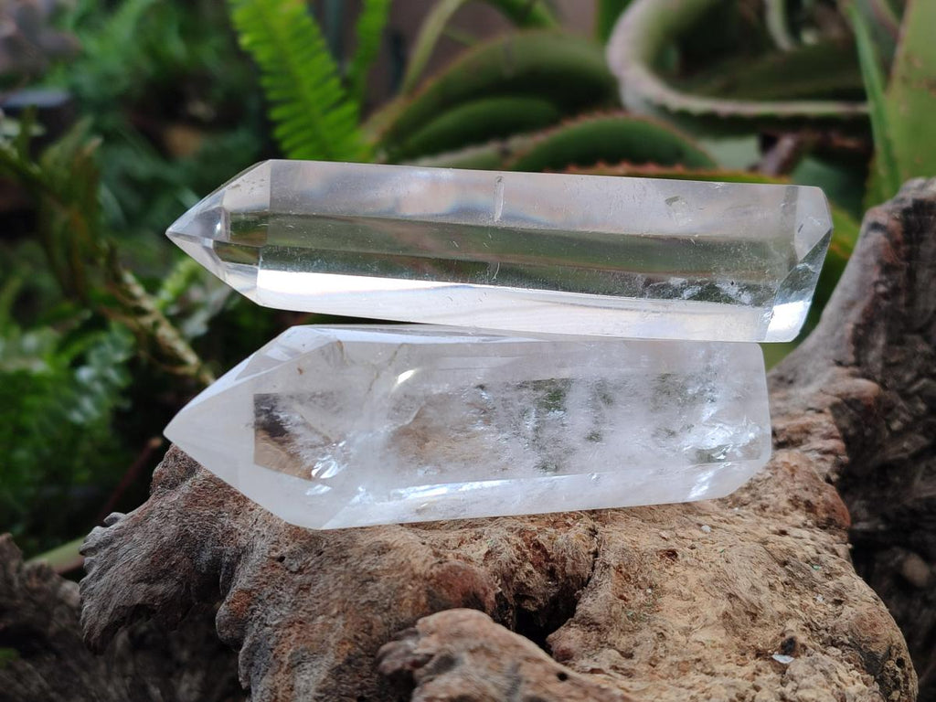 Polished Clear Quartz Display Crystals x 12 From Madagascar - Toprock Gemstones and Minerals 