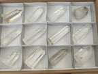 Polished Clear Quartz Display Crystals x 12 From Madagascar - Toprock Gemstones and Minerals 