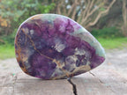 Polished Watermelon Fluorite Free Forms x 5 From Uis, Namibia - Toprock Gemstones and Minerals 
