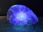 Polished Watermelon Fluorite Free Forms x 5 From Uis, Namibia - Toprock Gemstones and Minerals 