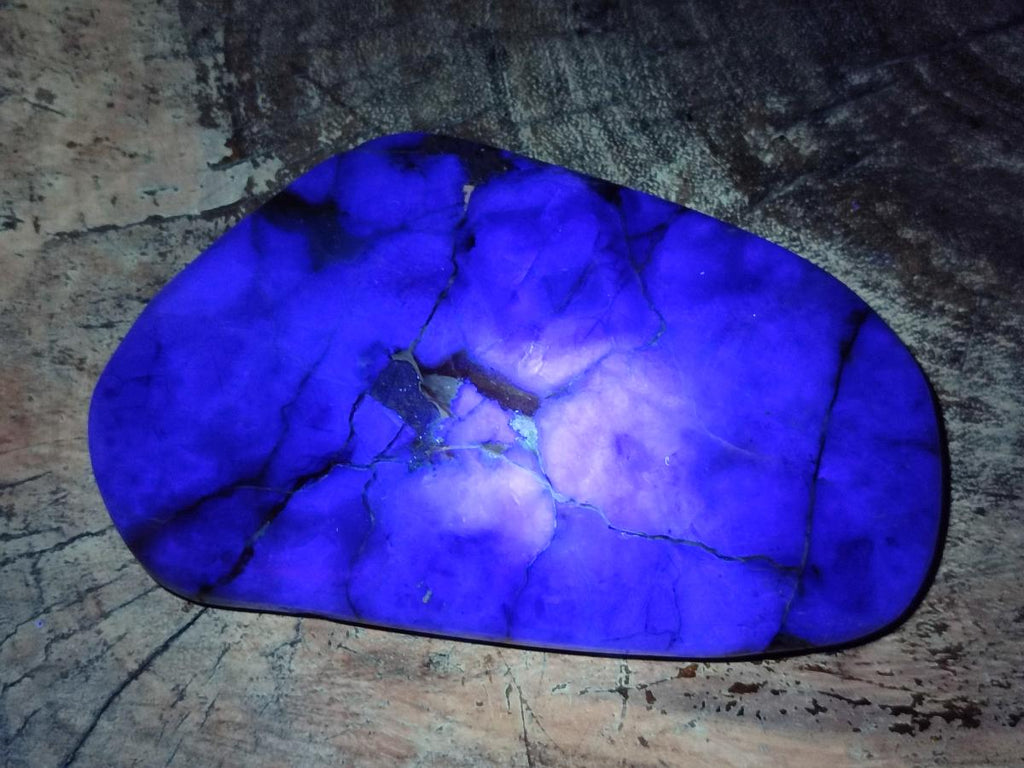 Polished Watermelon Fluorite Free Forms x 5 From Uis, Namibia - Toprock Gemstones and Minerals 