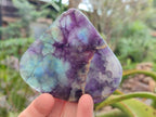 Polished Watermelon Fluorite Free Forms x 5 From Uis, Namibia - Toprock Gemstones and Minerals 