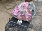 Natural Salrose Cobaltoan Dolomite Specimens with Crystalline Malachite Crystals x 3 From Kakanda, Congo - Toprock Gemstones and Minerals 