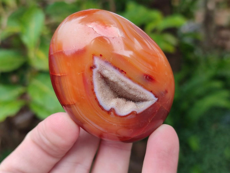 Polished Carnelian Agate Gemstone Galets x 20 From Madagascar - Toprock Gemstones and Minerals 