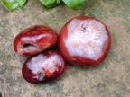 Polished Carnelian Agate Gemstone Galets x 20 From Madagascar - Toprock Gemstones and Minerals 