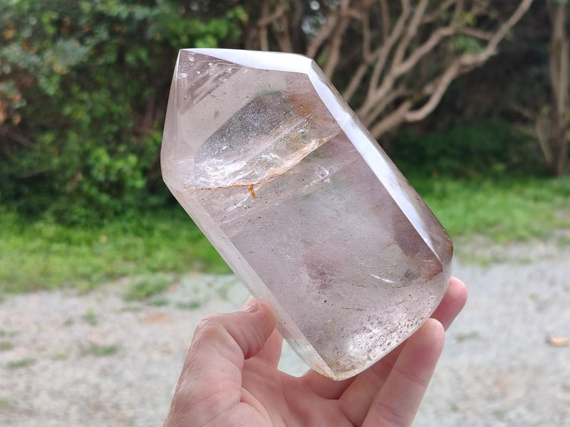 Polished Quartz Display Crystals x 3 From Madagascar - Toprock Gemstones and Minerals 