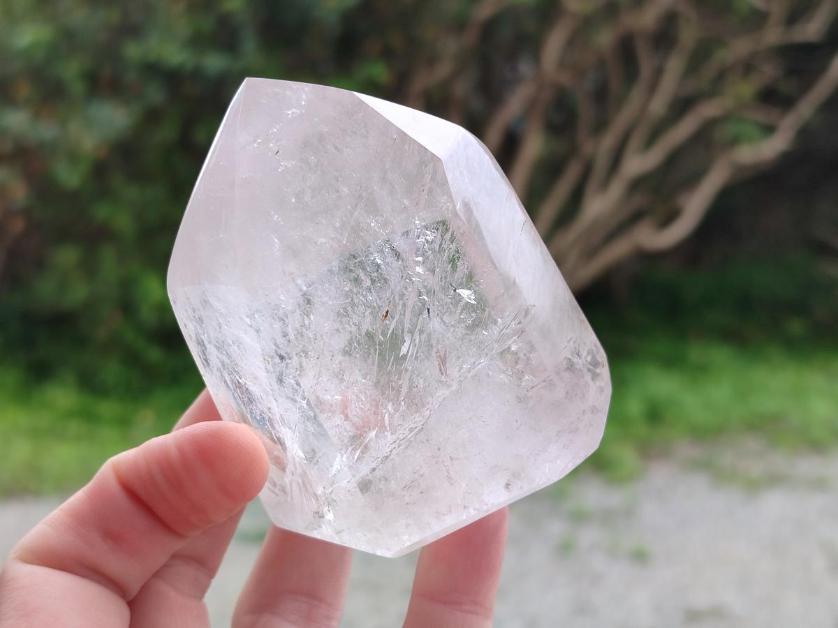 Polished Quartz Display Crystals x 3 From Madagascar - Toprock Gemstones and Minerals 