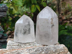 Polished Quartz Display Crystals x 3 From Madagascar - Toprock Gemstones and Minerals 