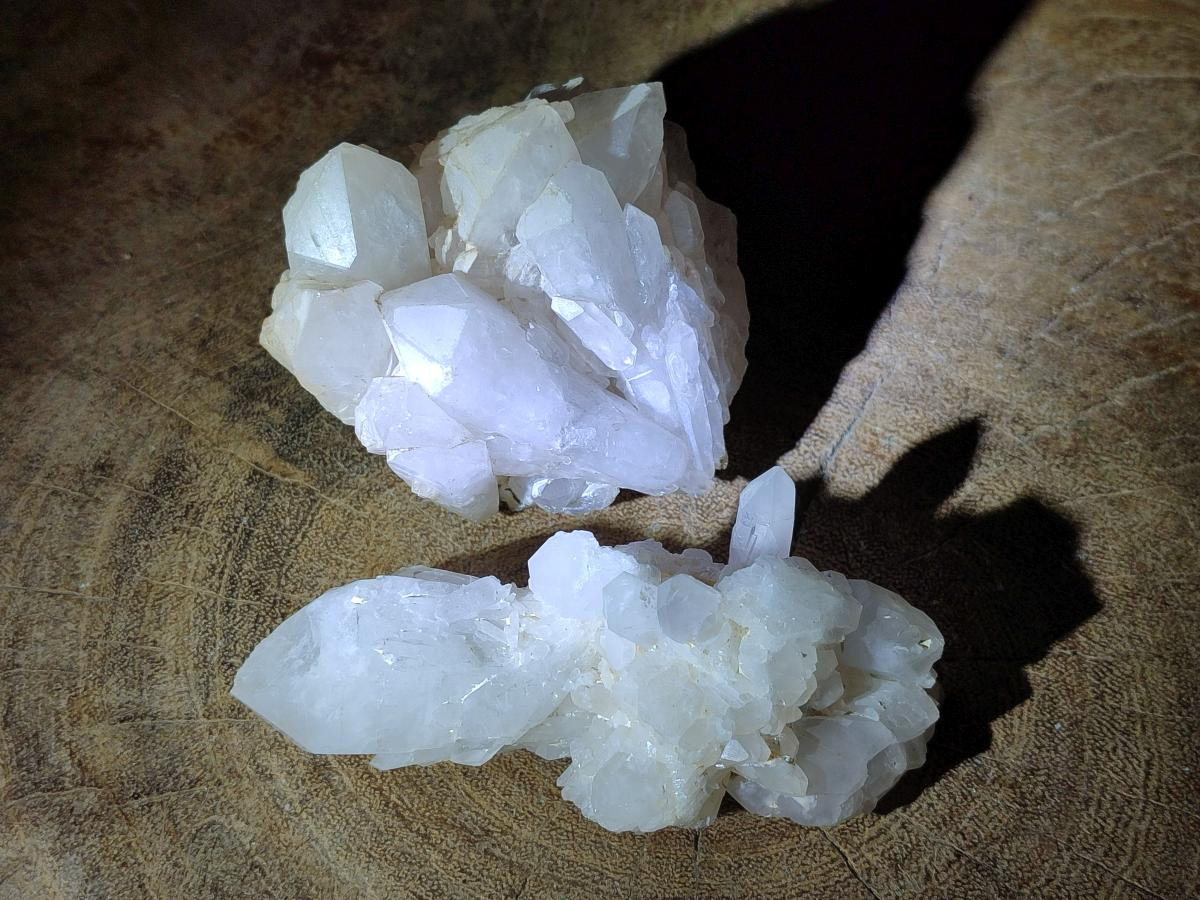 Natural Malagasy Quartz Clusters x 12 From Madagascar - Toprock Gemstones and Minerals 
