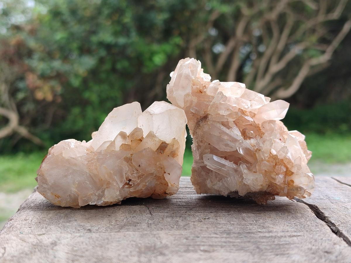 Natural Malagasy Quartz Clusters x 12 From Madagascar - Toprock Gemstones and Minerals 