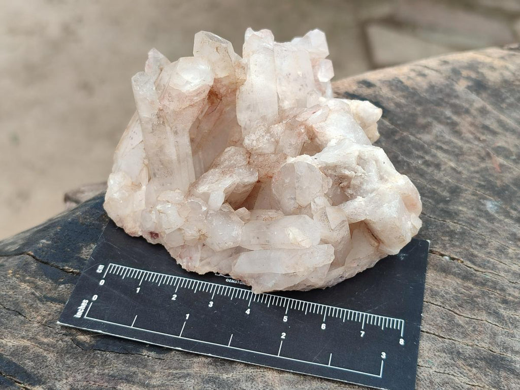 Natural Malagasy Quartz Clusters x 12 From Madagascar - Toprock Gemstones and Minerals 