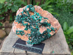 Natural Dioptase on Dolomite Specimen x 1 From Likasi, Congo - Toprock Gemstones and Minerals 
