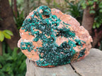 Natural Dioptase on Dolomite Specimen x 1 From Likasi, Congo - Toprock Gemstones and Minerals 