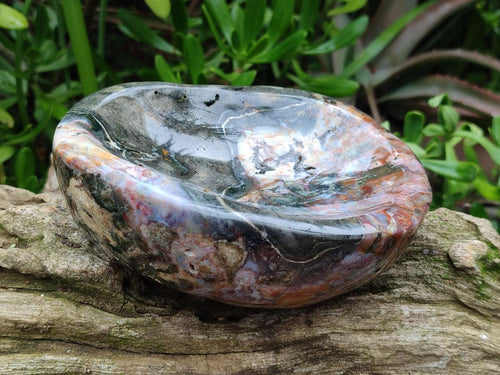 Polished Mixed Selected Multi Mineral Bowls x 3 From Madagascar - Toprock Gemstones and Minerals 