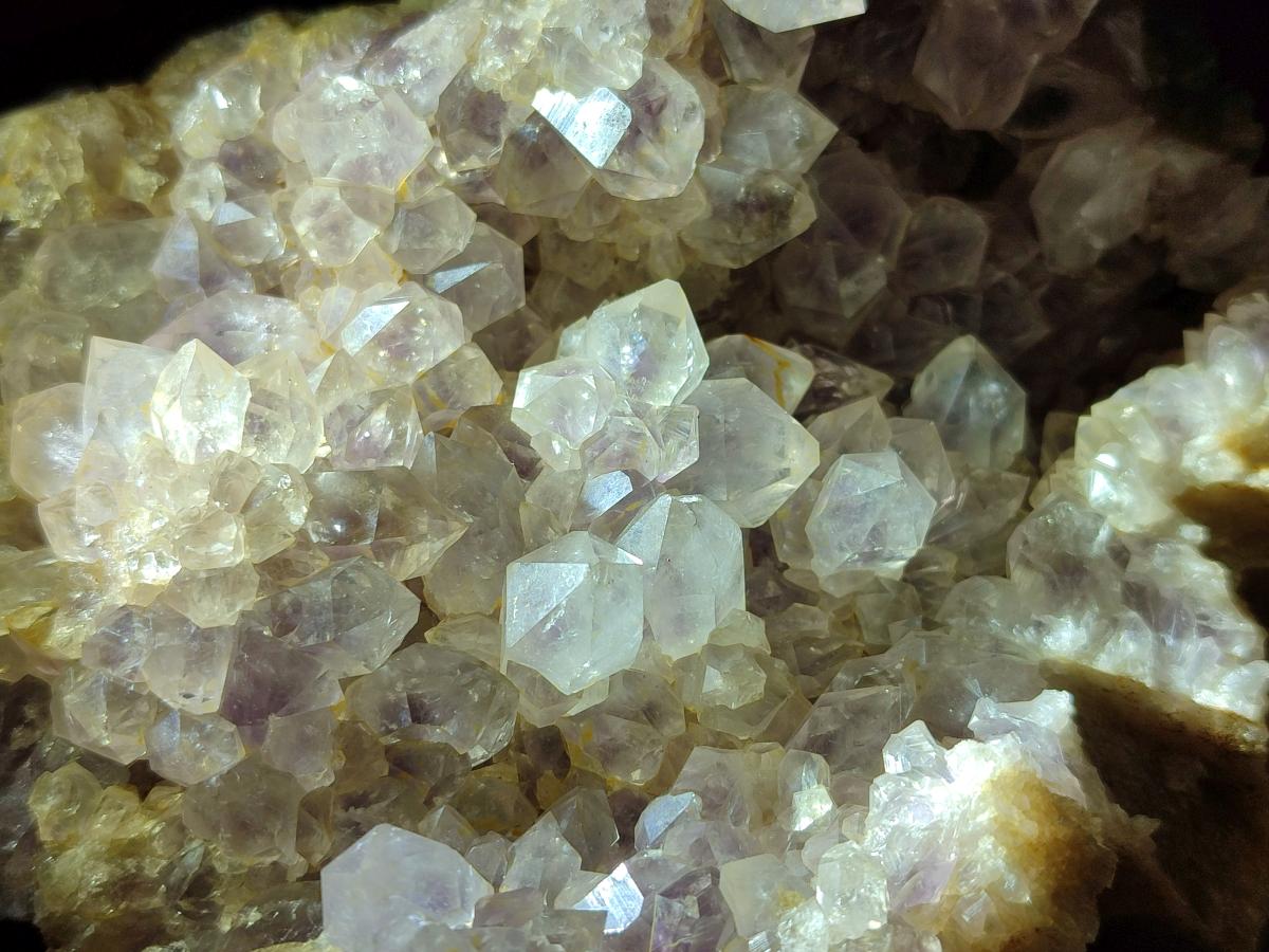 Natural Pale Amethyst Clusters x 2 From Zambia - Toprock Gemstones and Minerals 