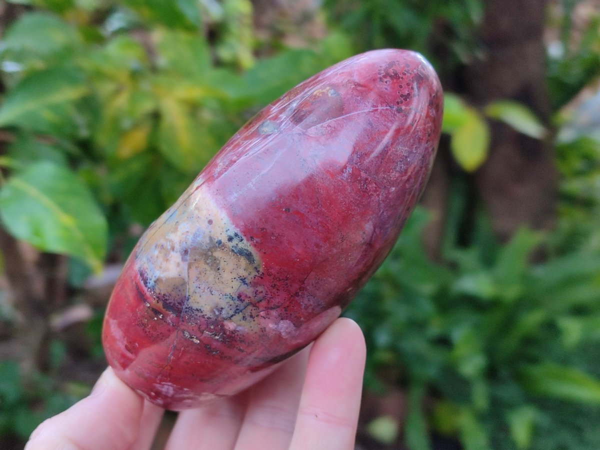Polished Red Jasper Standing Display Pieces x 4 From Madagascar - Toprock Gemstones and Minerals 