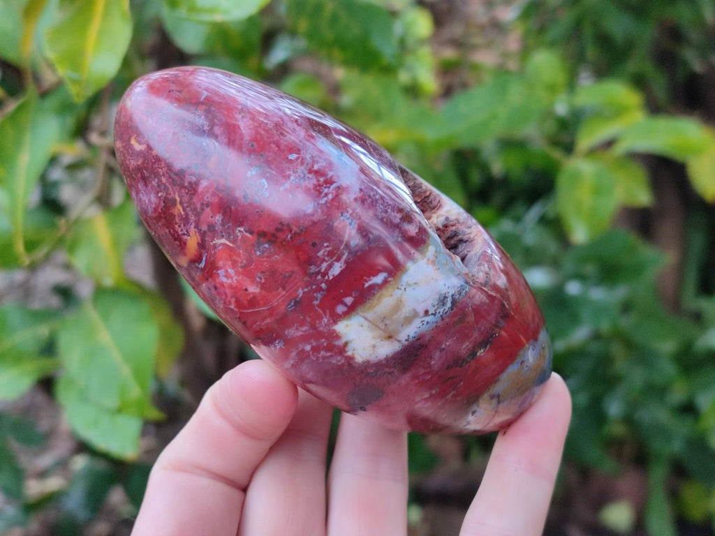 Polished Red Jasper Standing Display Pieces x 4 From Madagascar - Toprock Gemstones and Minerals 
