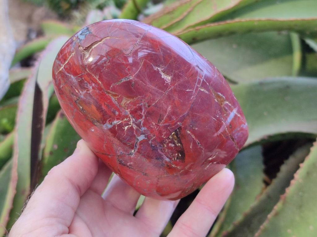 Polished Red Jasper Standing Display Pieces x 4 From Madagascar - Toprock Gemstones and Minerals 