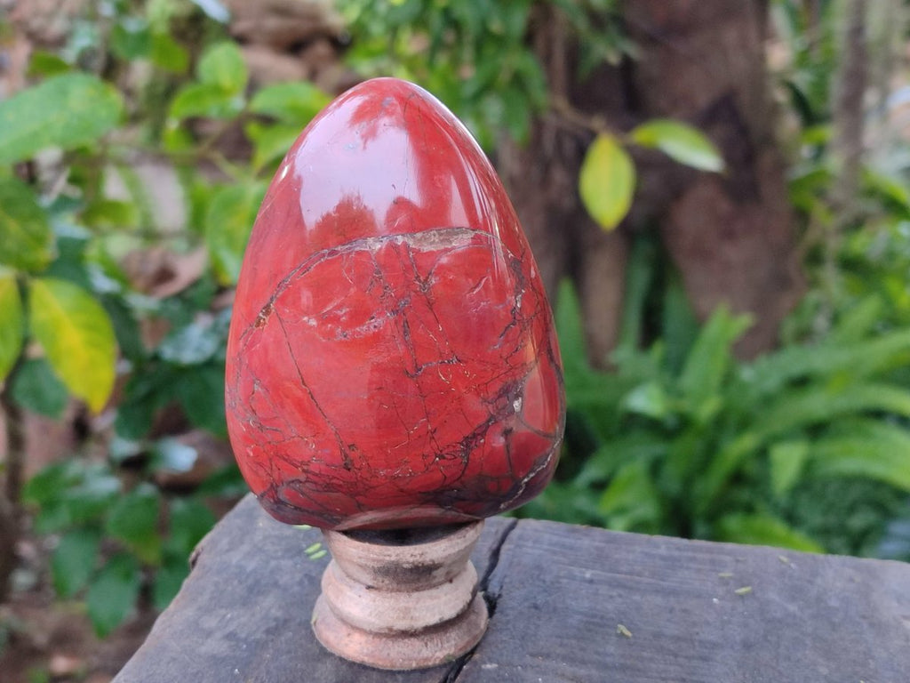Polished Red Jasper Standing Display Pieces x 4 From Madagascar - Toprock Gemstones and Minerals 