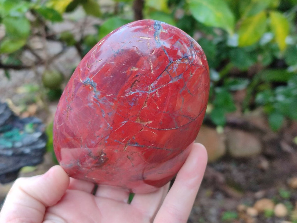 Polished Red Jasper Standing Display Pieces x 4 From Madagascar - Toprock Gemstones and Minerals 