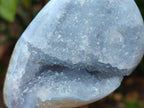 Polished Blue Lace Agate Standing Display Pieces x 4 From Nsanje, Malawi - Toprock Gemstones and Minerals 