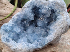 Natural Large Blue Celestite Geode Specimen x 1 From Sakoany, Madagascar - Toprock Gemstones and Minerals 